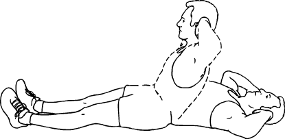 Sit Up Three Quarter Straight Leg